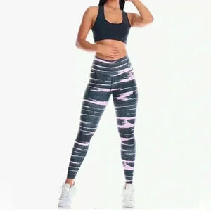 Drakon Colombian Workout high Waisted Leggings for Women Compression Tight OS